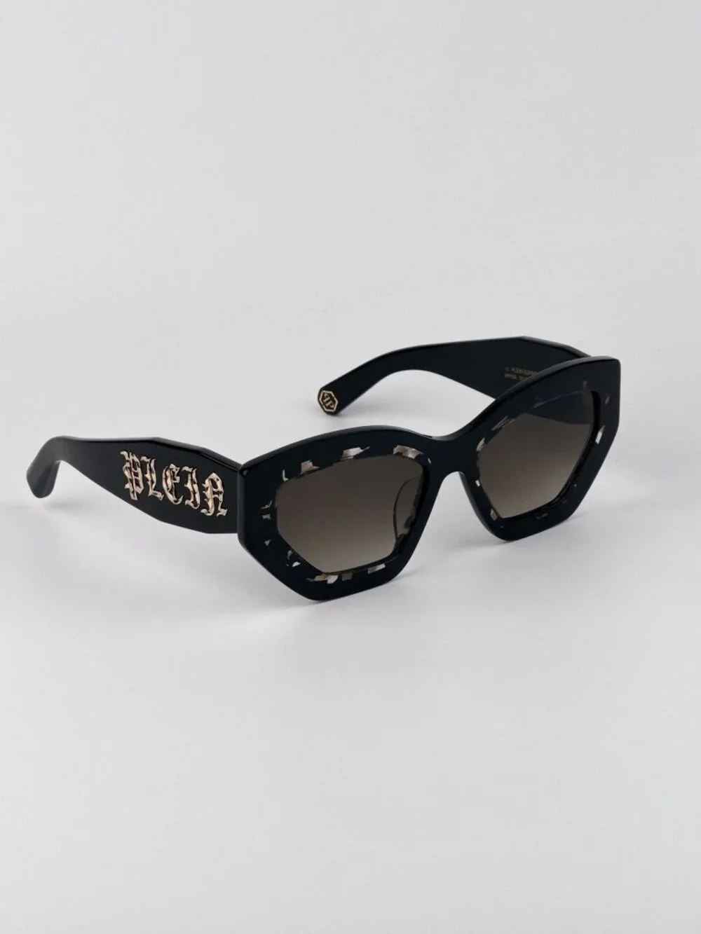 Philipp Plein Women’s Sunglasses Supreme Star Black Green Gradient SPP099M